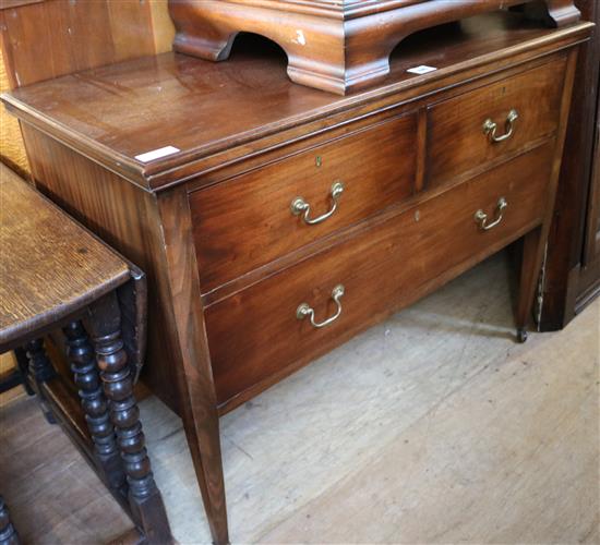 Edwardian mahogany dressing chest